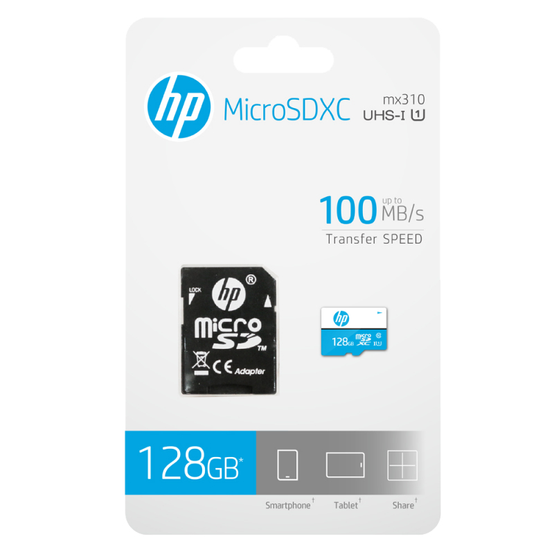 HP HFUD128-1U1BA memory card 128 GB MicroSDXC UHS-I Class 10