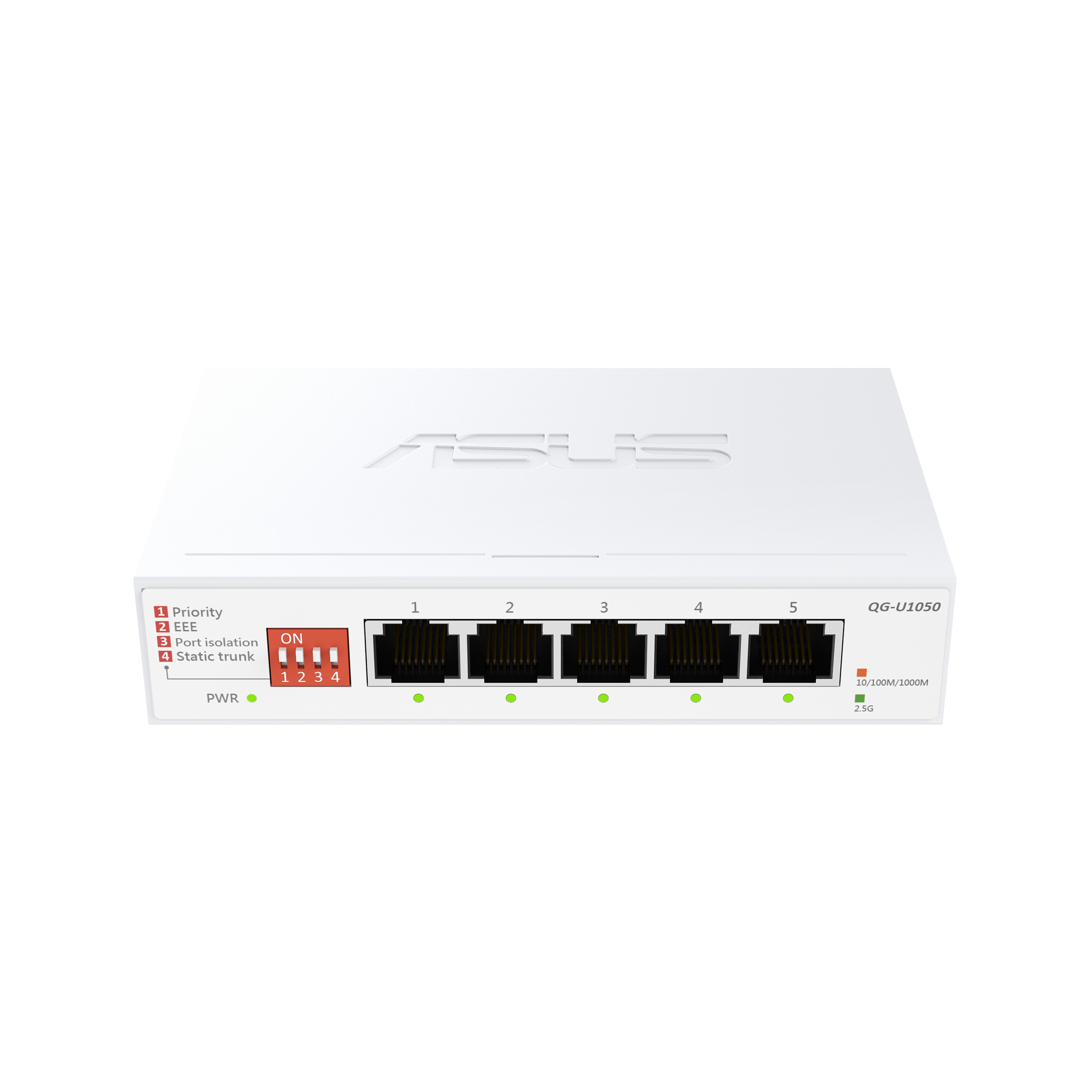 ASUS QG-U1050 Non gestito 2.5G Ethernet (100/1000/2500) Bianco