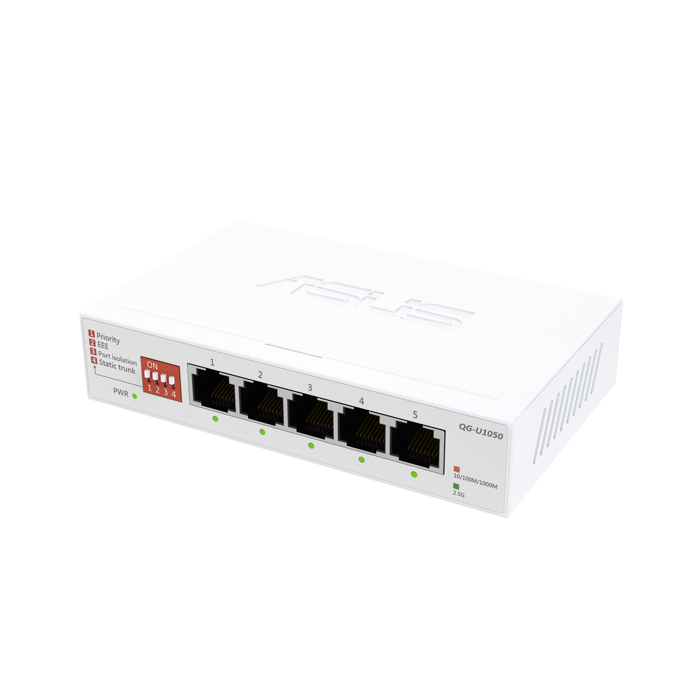 ASUS QG-U1050 Non gestito 2.5G Ethernet (100/1000/2500) Bianco