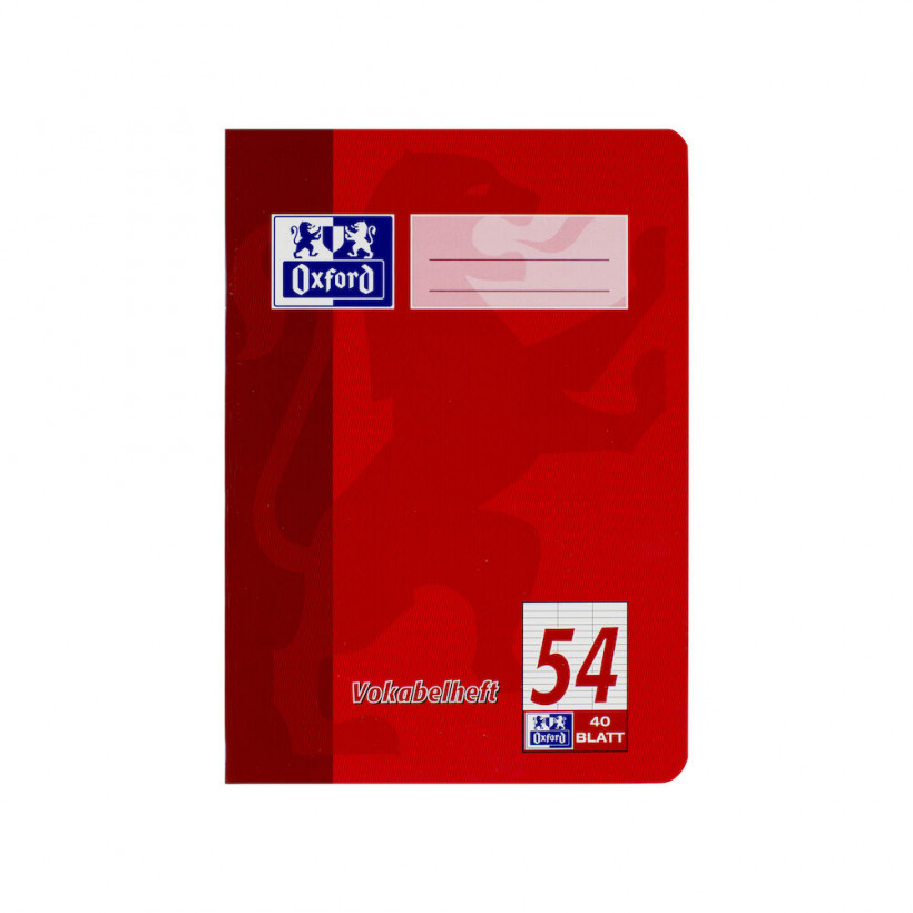 Oxford 100050337 cuaderno y block A4 Rojo