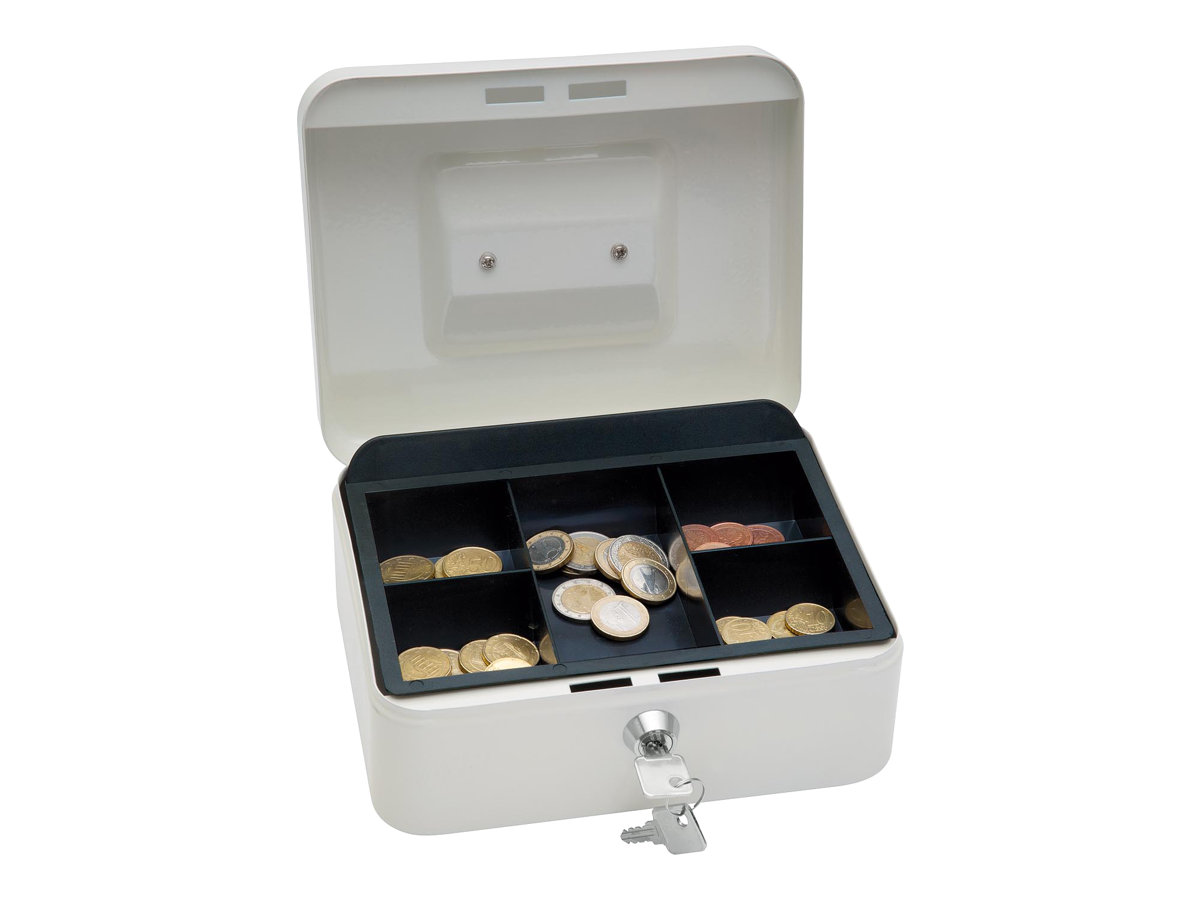 Wedo 145 200X cash/ticket box Steel White