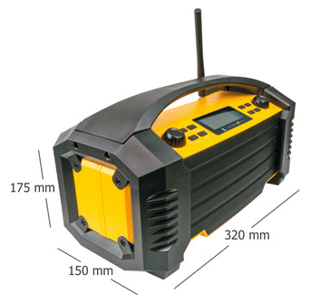 Schwaiger WORKS4YOU DABWORK2 513 - Tragbares DAB-Radio