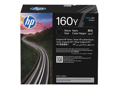 HP 160Y - Besonders hohe Ergiebigkeit - Schwarz - original - LaserJet - Box - Tonerpatrone (W1600Y)
