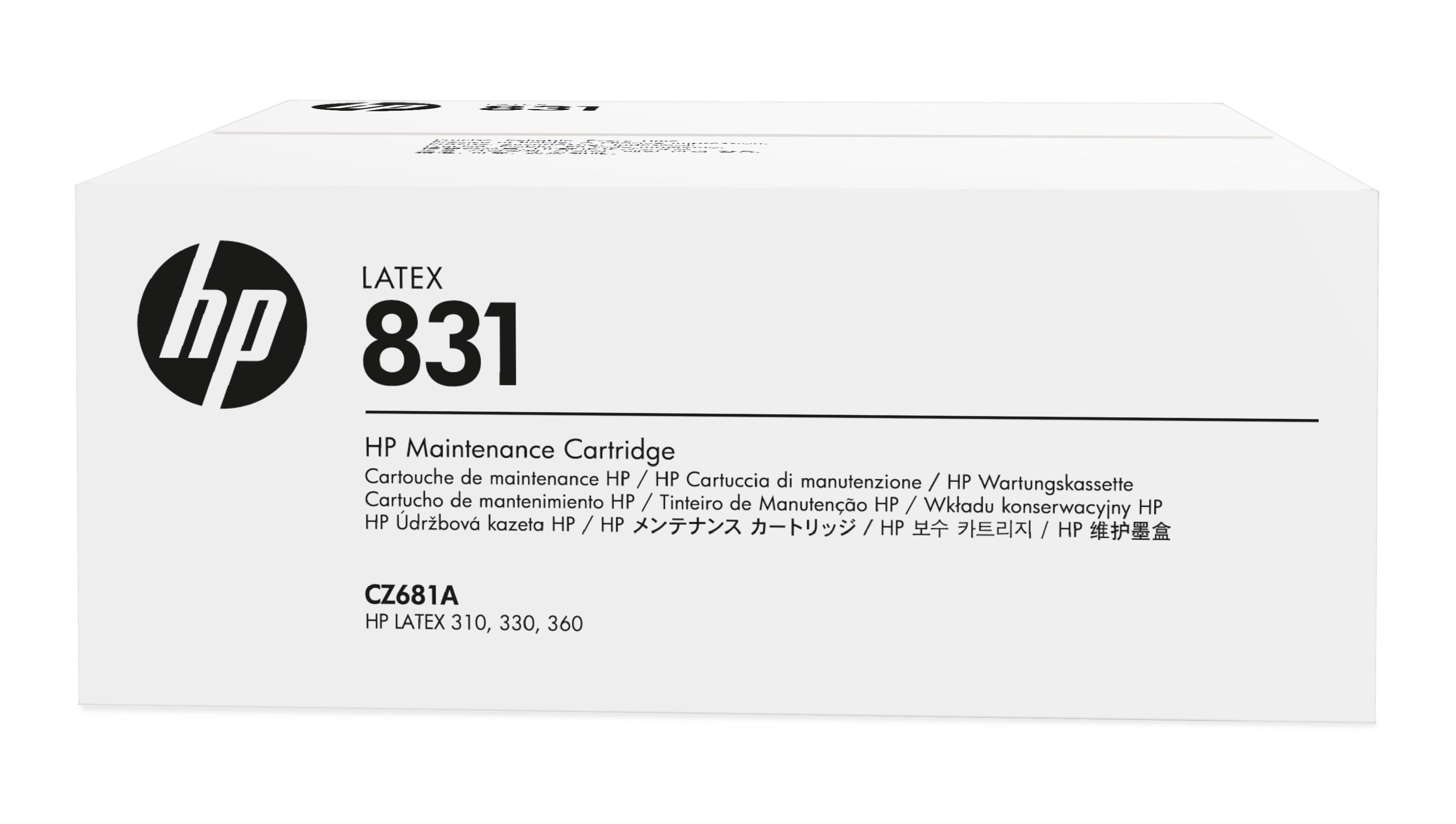 HP Cartouche de maintenance 831 Latex