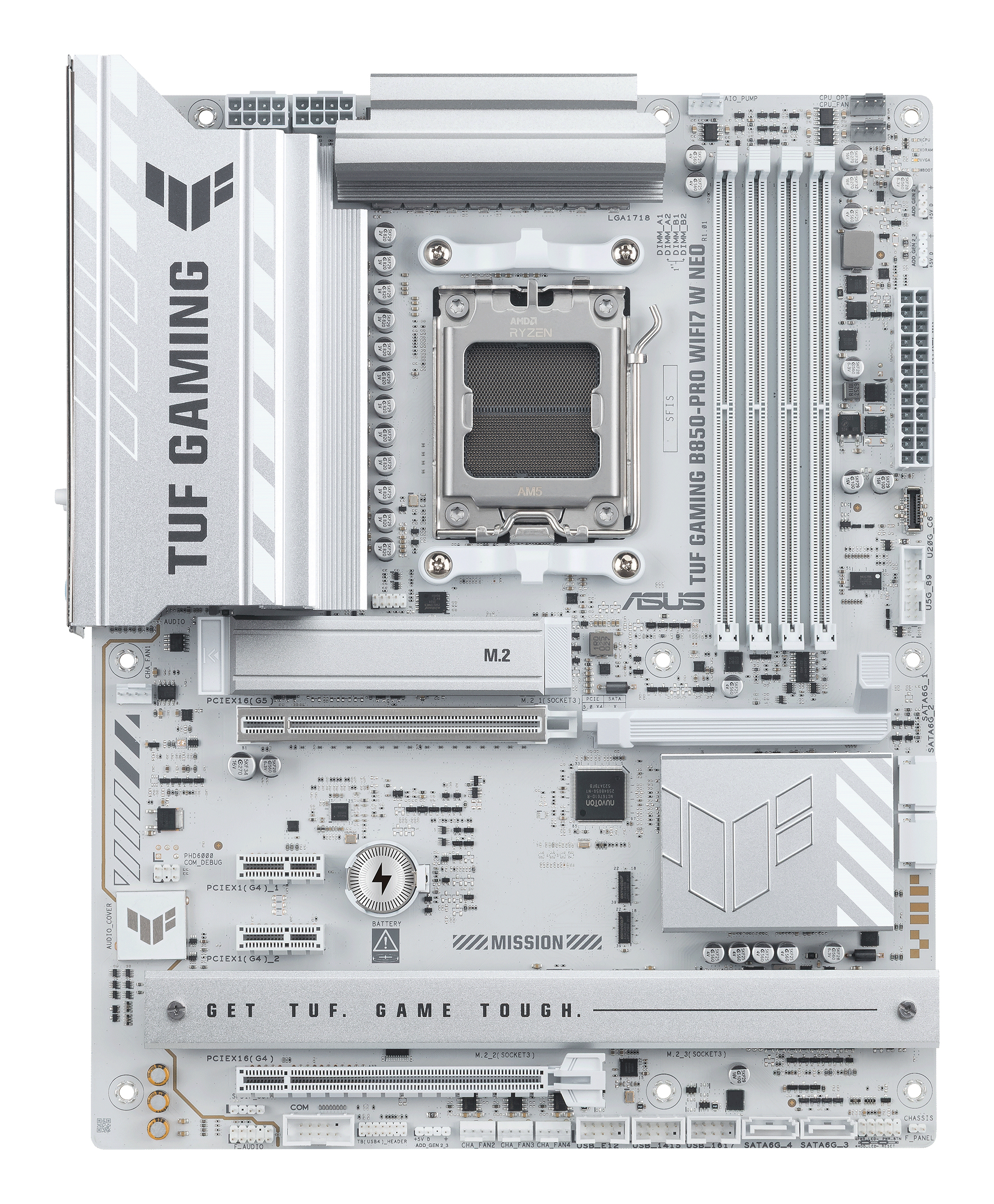 ASUS TUF GAMING B850-PRO WIFI7 W NEO AMD B850 Emplacement AM5 ATX