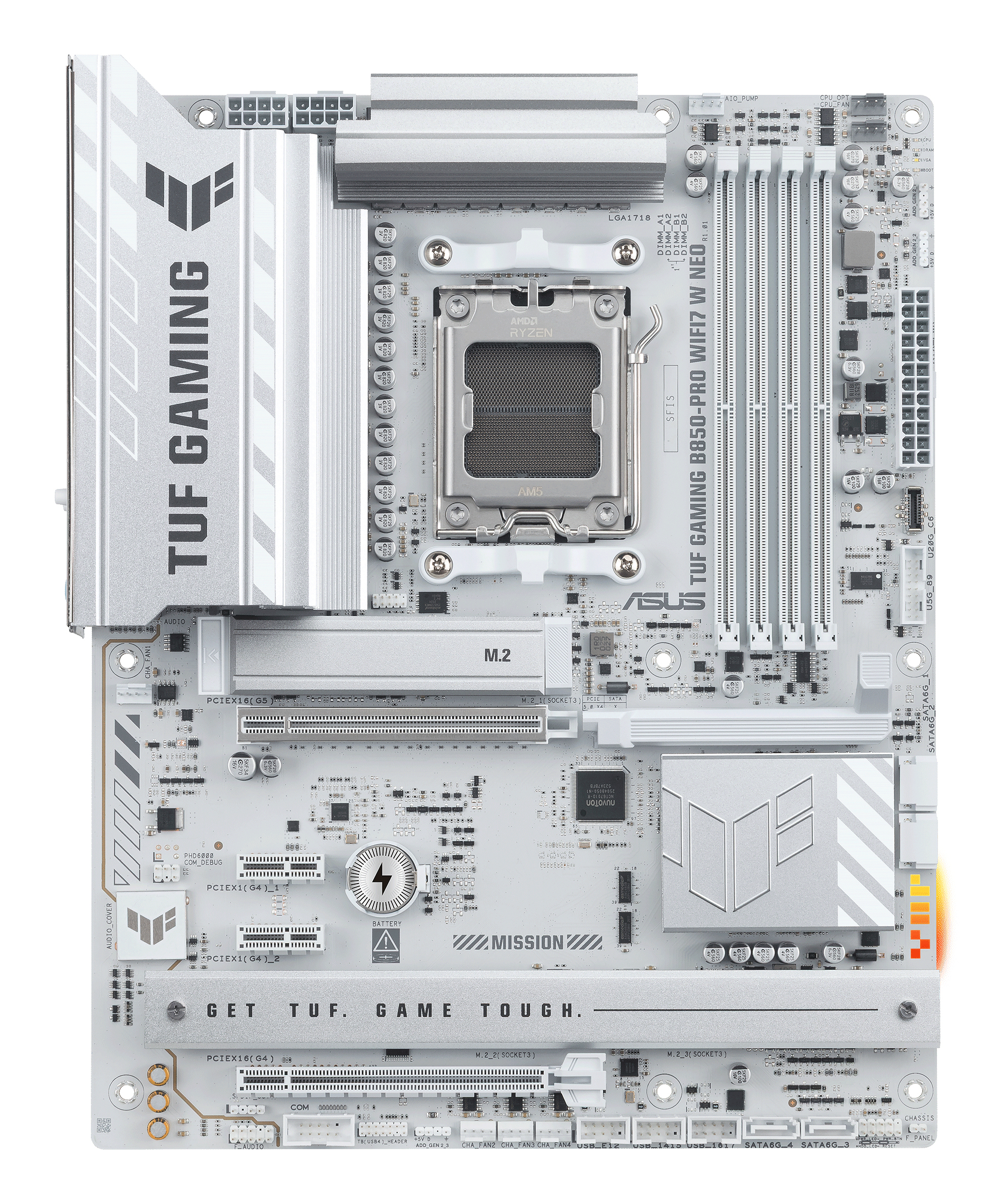 ASUS TUF GAMING B850-PRO WIFI7 W NEO AMD B850 Emplacement AM5 ATX