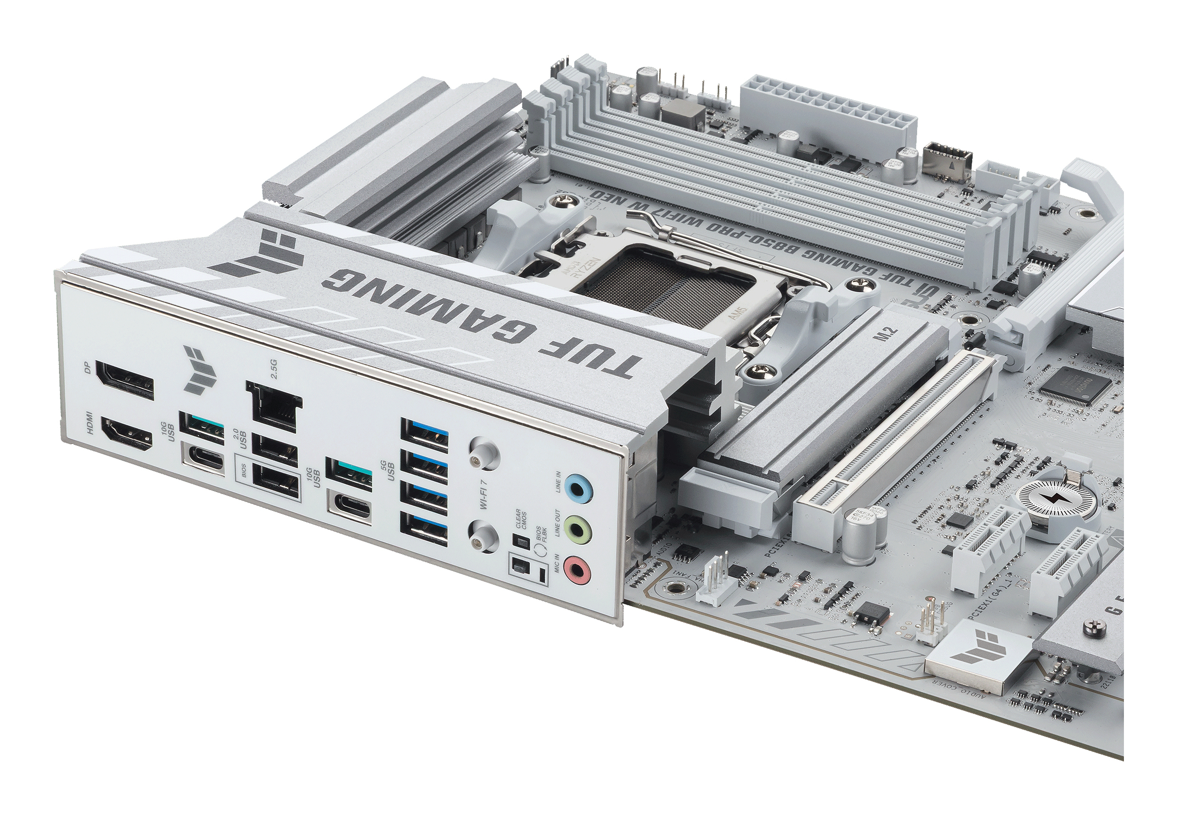 ASUS TUF GAMING B850-PRO WIFI7 W NEO AMD B850 Emplacement AM5 ATX