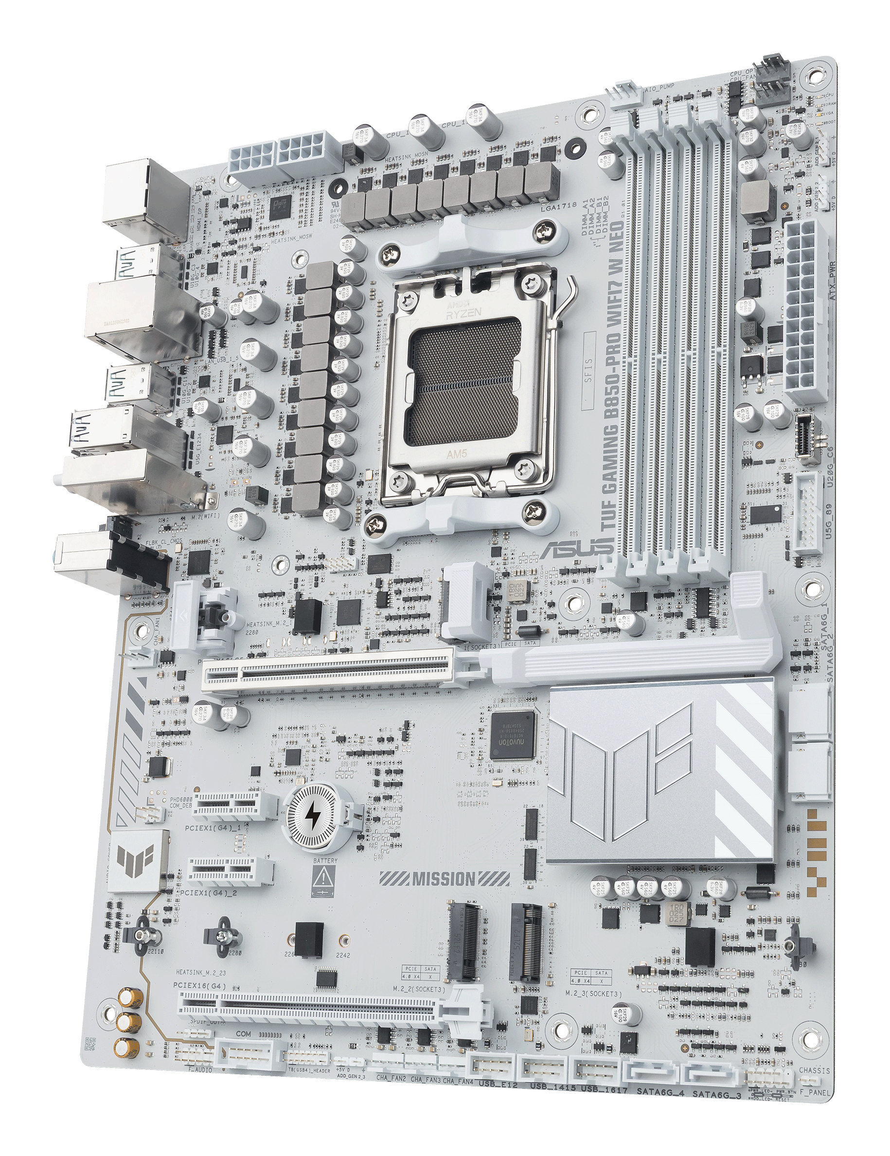 ASUS TUF GAMING B850-PRO WIFI7 W NEO AMD B850 Emplacement AM5 ATX