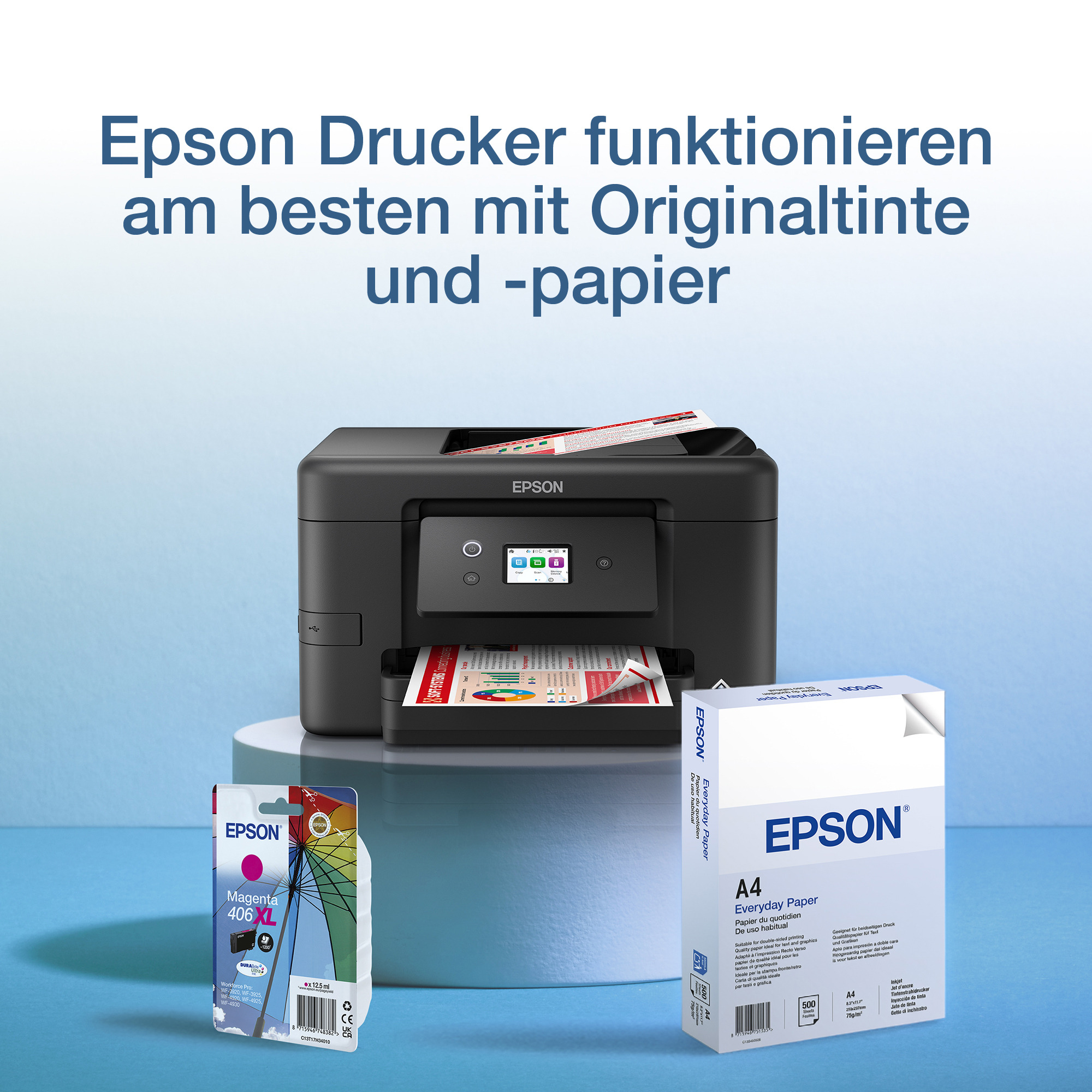 Epson Singlepack Magenta 406XL Umbrella DURABrite Ultra Ink