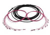 Synergy 21 S217074 cable de fibra optica 50 m 8x LC U-DQ(ZN) BH OM4 Negro, Violeta