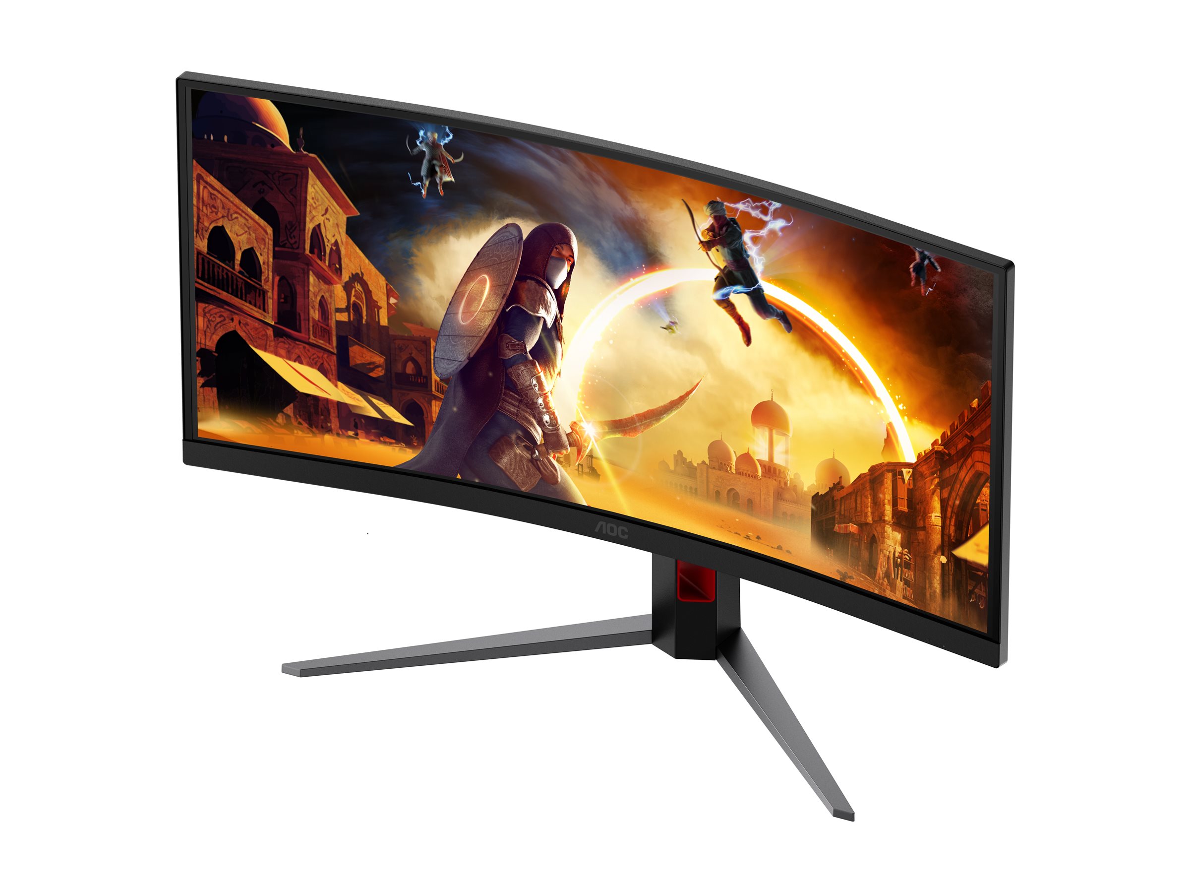 AOC Gaming CU34G4ZCA - G4 Series - LED-Monitor - Gaming - gebogen - USB - 86.4 cm (34)