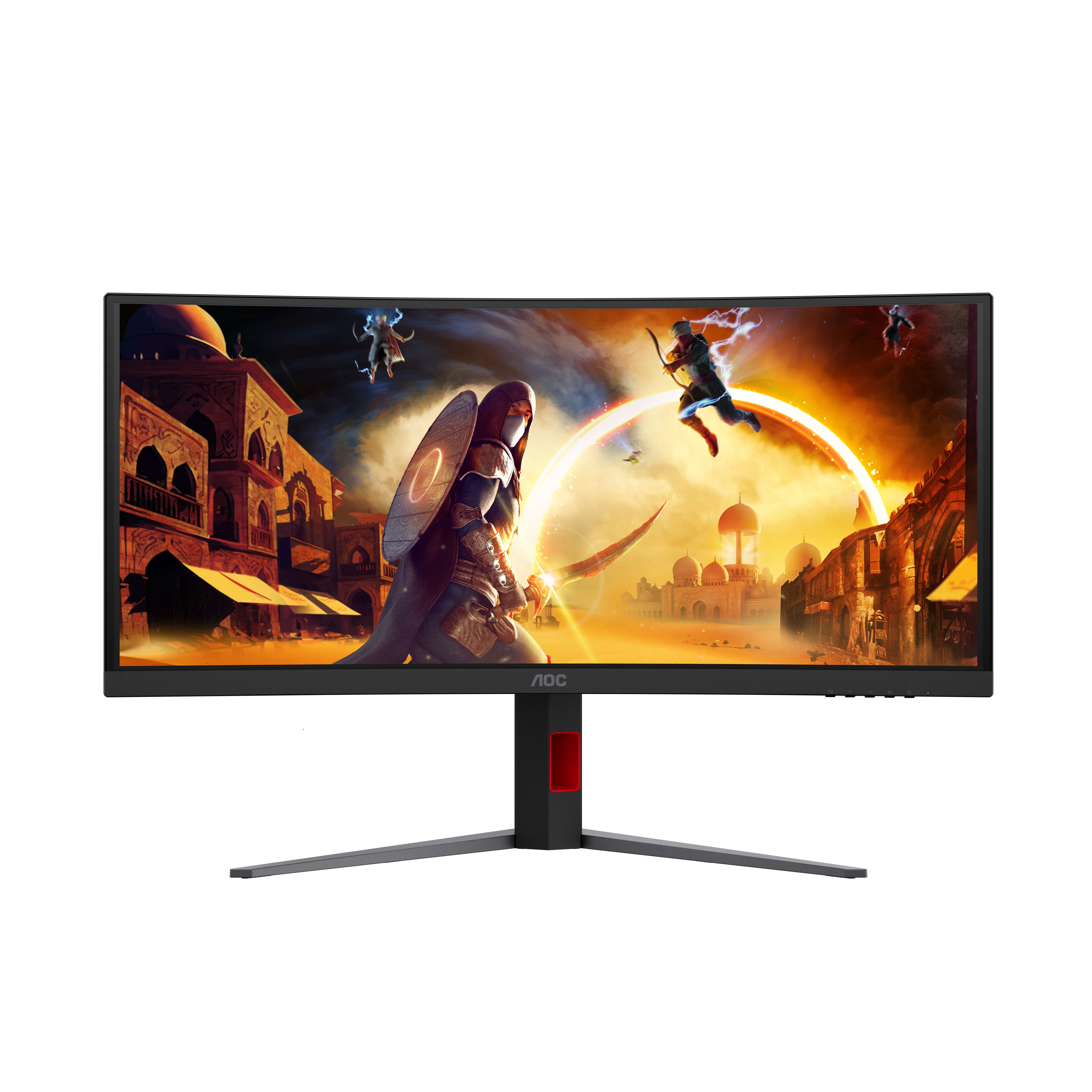 AOC Gaming CU34G4ZCA - G4 Series - LED-Monitor - Gaming - gebogen - USB - 86.4 cm (34)