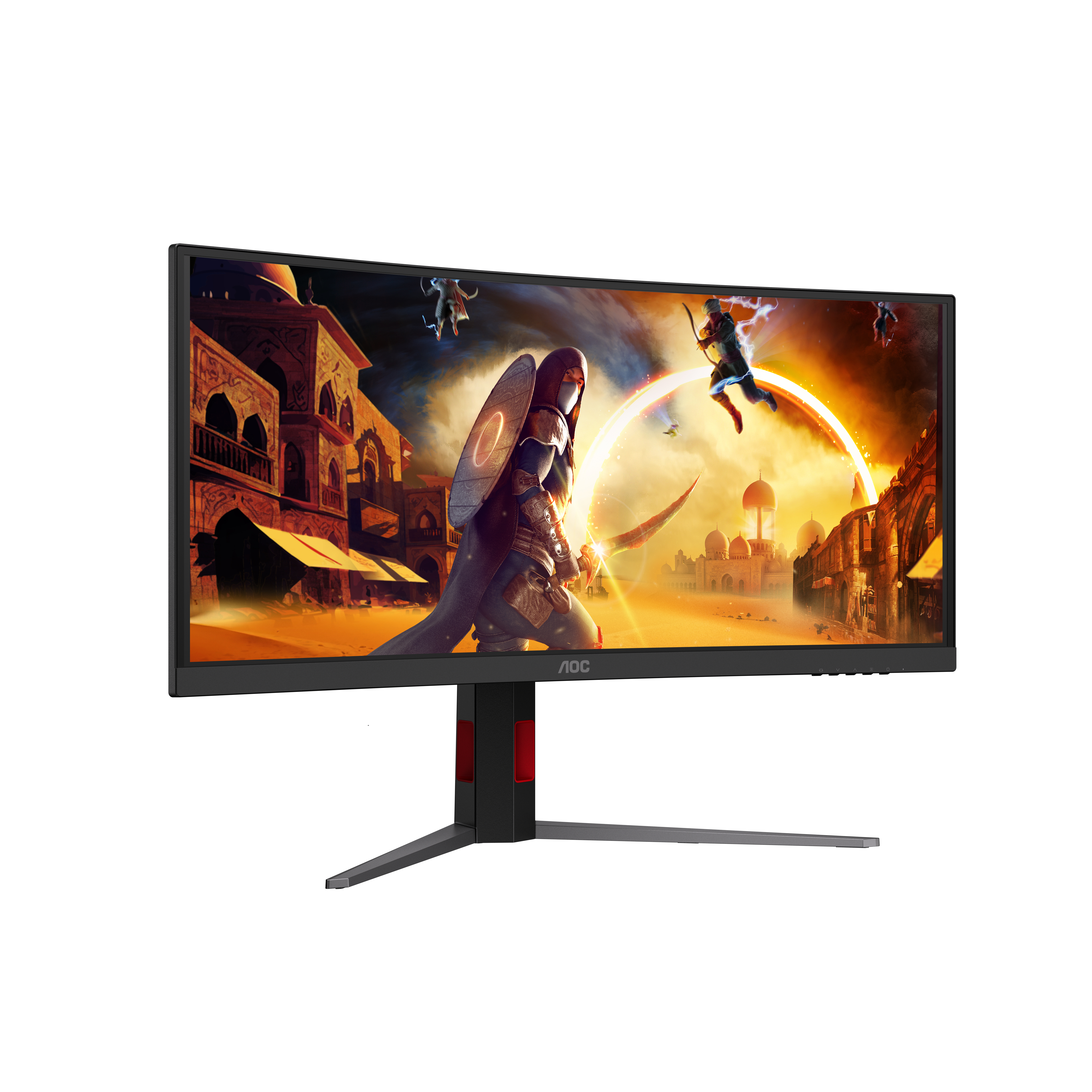 AOC Gaming CU34G4ZCA - G4 Series - LED-Monitor - Gaming - gebogen - USB - 86.4 cm (34)