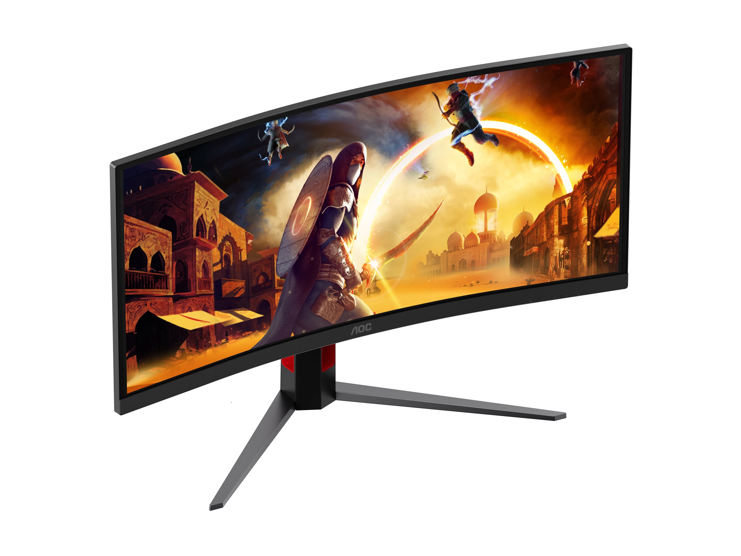 AOC Gaming CU34G4ZCA - G4 Series - LED-Monitor - Gaming - gebogen - USB - 86.4 cm (34)