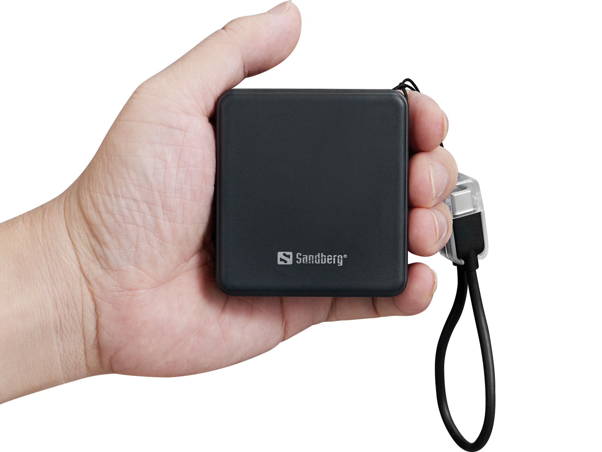 Sandberg 421-34 batteria portatile Ioni di Litio 10000 mAh Nero
