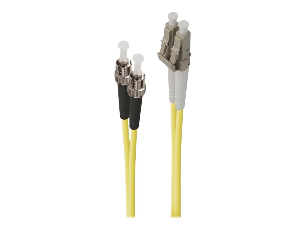 ALOGIC 1m LC-ST Single Mode Duplex LSZH Fibre Cable 09/125 OS2