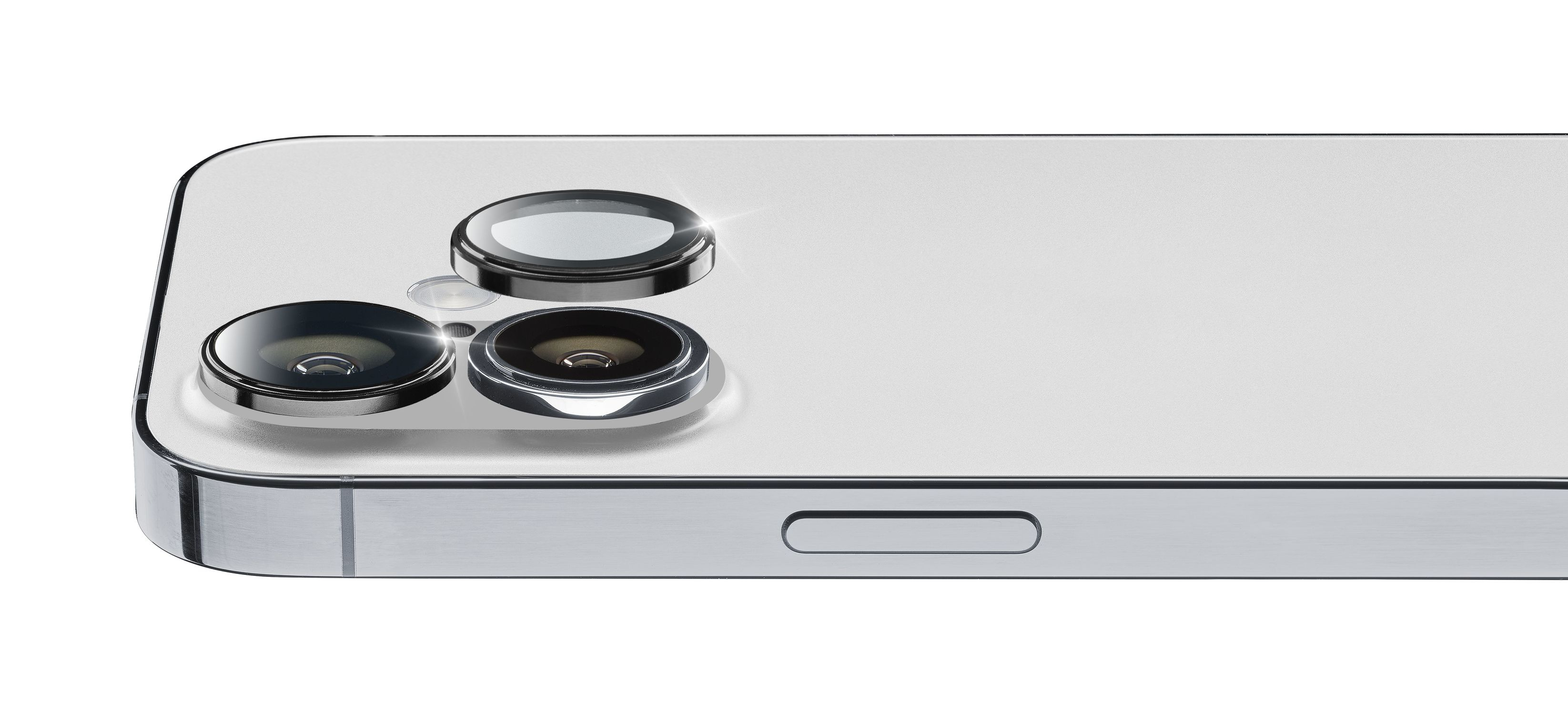 Cellularline Camera Lens Protection Ring iPhone 16/Plus Clear