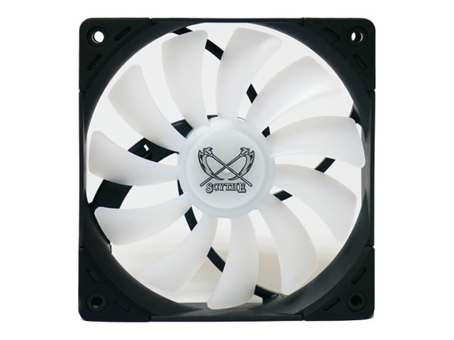 Scythe KF1225FD18AR-P computer cooling system Computer case Fan 12 cm Black, White 1 pc(s)