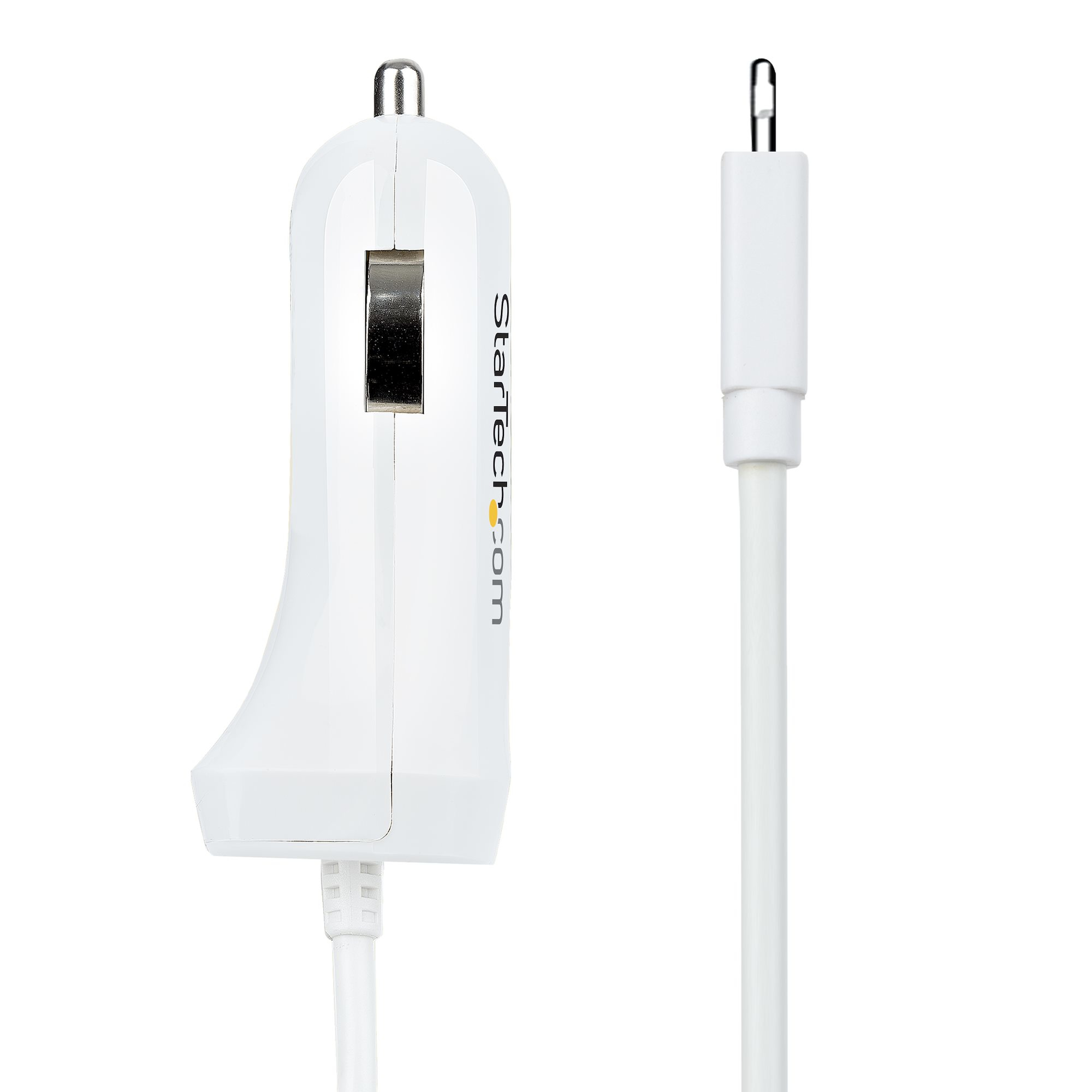 Cable Chargeur Allume Cigare Lightning pour IPHONE 12 ProPort USB Prise  Voiture (BLANC)
