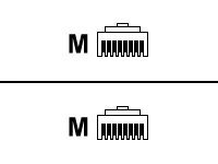 Teleg�rtner Karl G�rtner Teleg�rtner MP8 FS 600 - Patch-Kabel - RJ-45 (M)
