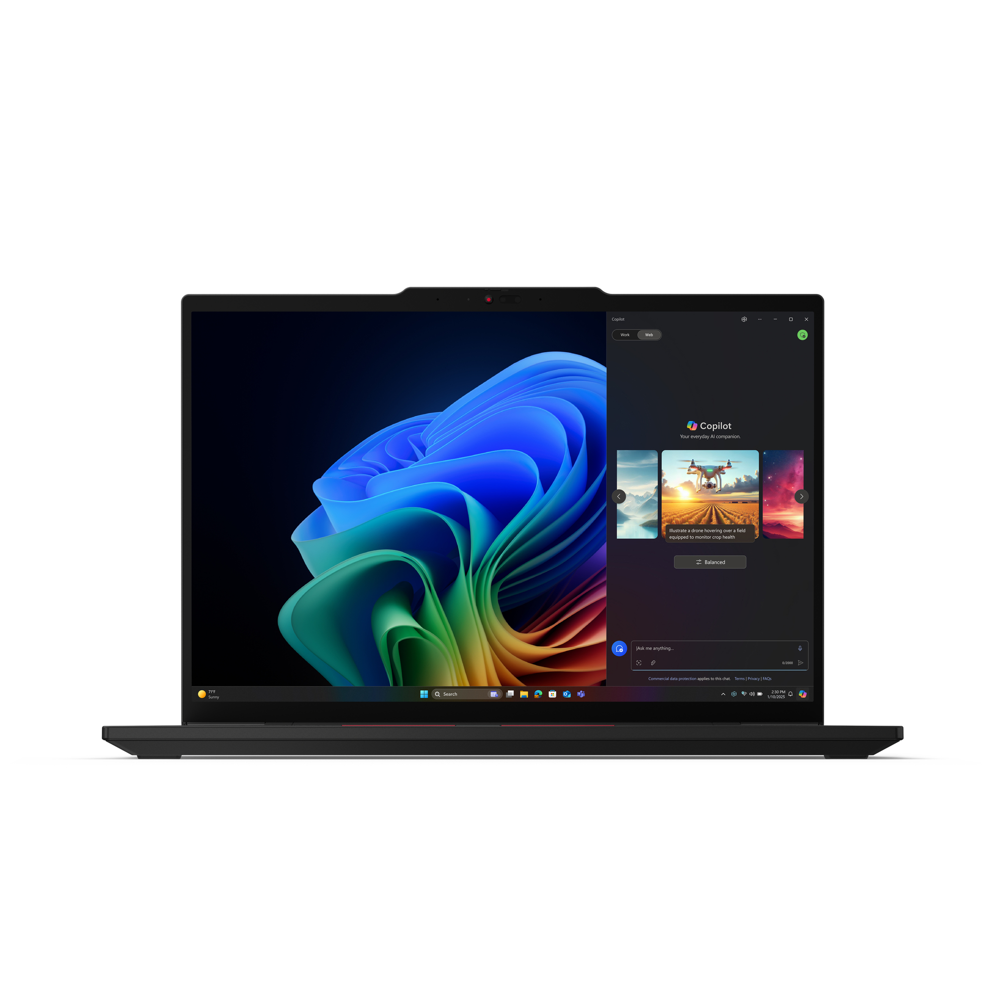 Lenovo ThinkPad T14s Gen 6 (Intel) Copilot+ PC Intel Core Ultra 5 226V Port�til 35,6 cm (14) WUXGA 16 GB 512 GB SSD Wi-Fi 7 (802.11be) Windows 11 Pro Alem�n Negro