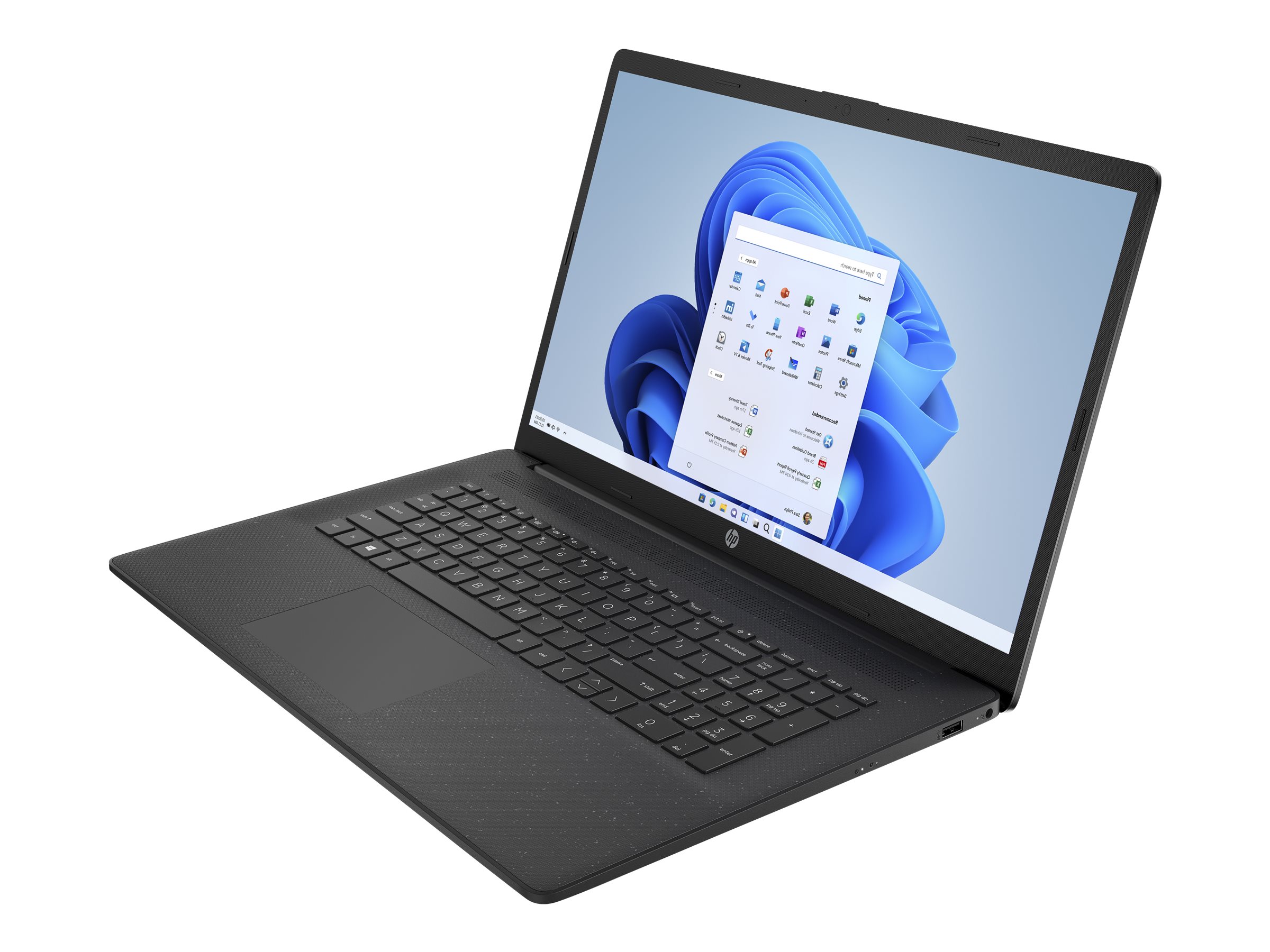 HP Laptop 17-cn3133ng - Intel N-series N305 - Win 11 Home - UHD Graphics - 8 GB RAM - 512 GB SSD NVMe - 43.9 cm (17.3)