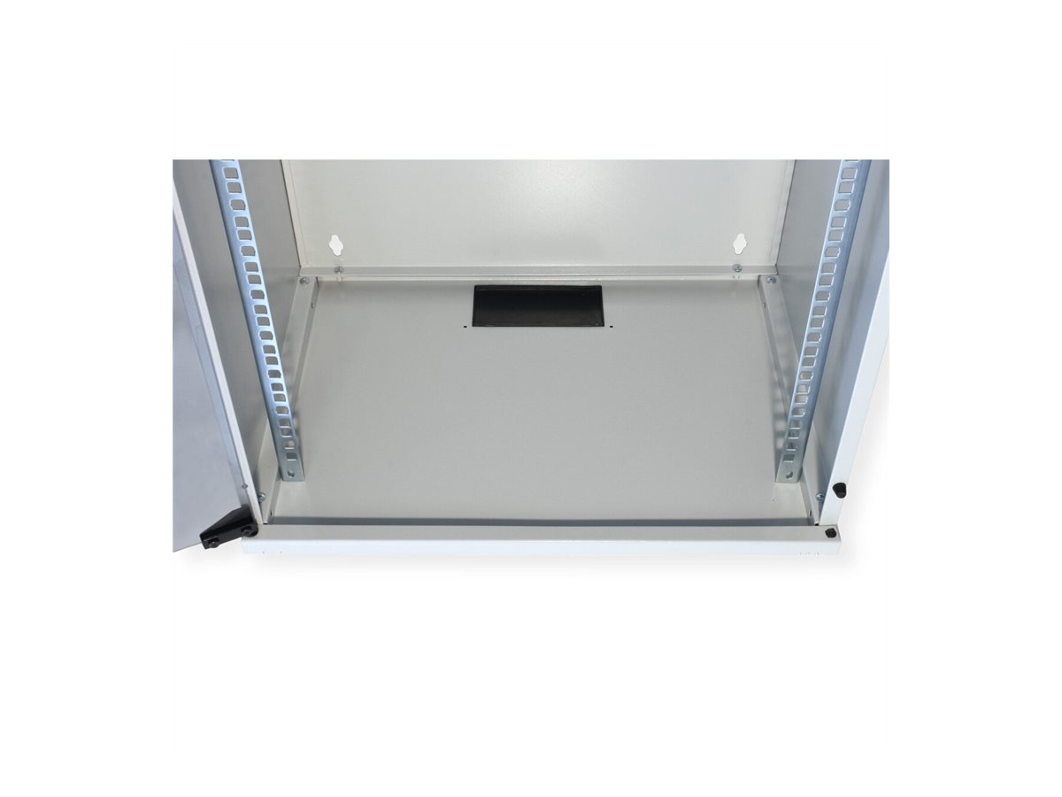 ROLINE Basic - Geh�use - Set, 540x400 BxT - geeignet f�r Wandmontage - RAL 7035, Hellgrau - 12U - 48.3 cm (19)