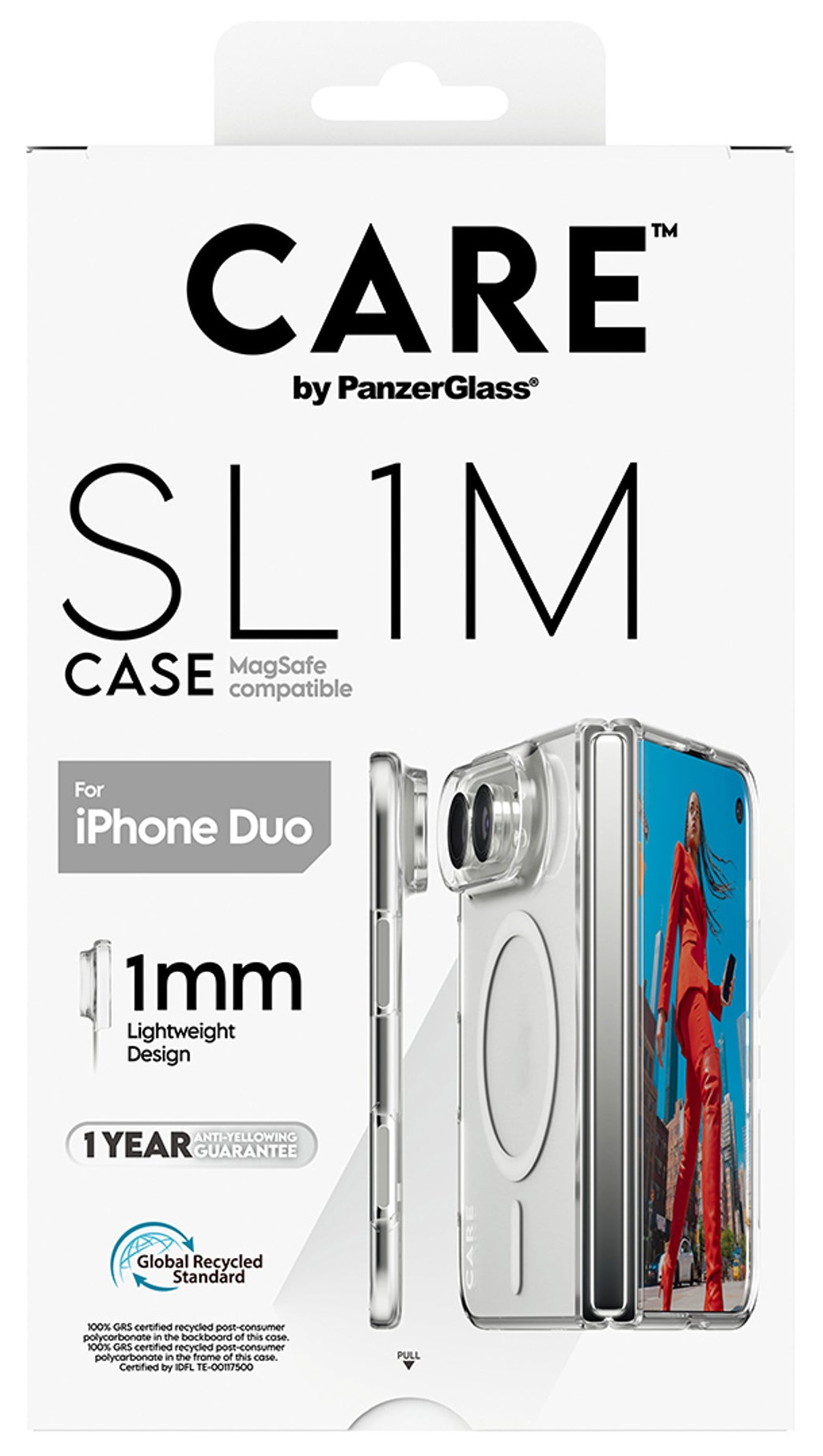 PanzerGlass CR12569 funda para tel�fono m�vil 19,3 cm (7.6) Transparente