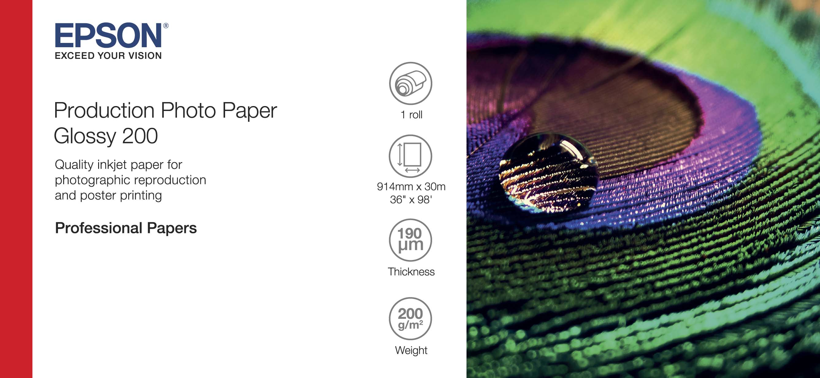 Epson Photo Paper Gloss 200 White