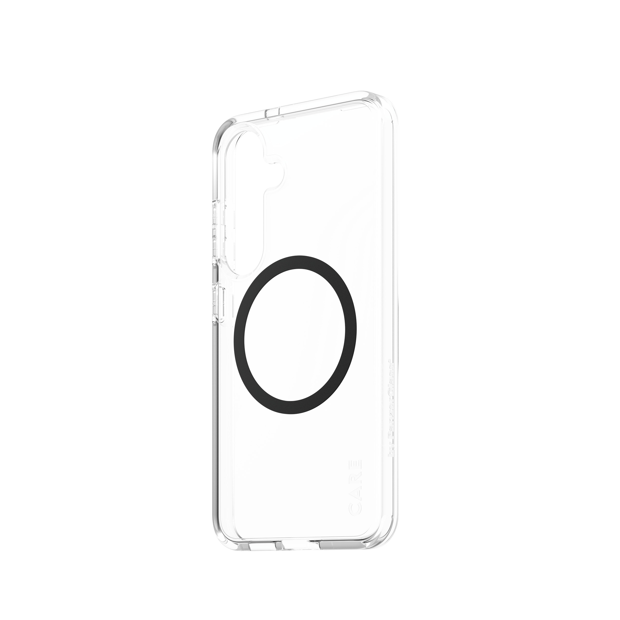 PanzerGlass CARE by  Flagship Case Transparent Urban Combat w. Black Qi Compatible Samsung Galaxy S25