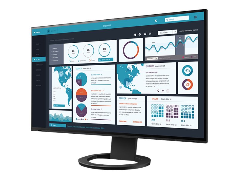 EIZO FlexScan EV2795-BK - Mit FlexStand - LED-Monitor - 68.5 cm (27)