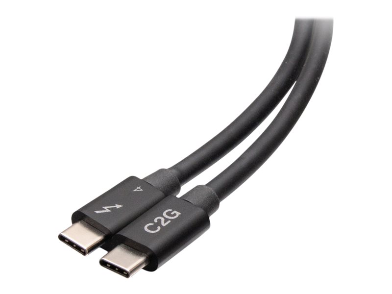 C2G Cavo Thunderbolt 4 di tipo USB-C�, 0,8 m (40 Gbps)