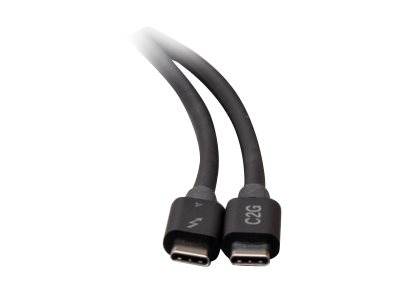 C2G Cavo Thunderbolt 4 di tipo USB-C�, 0,8 m (40 Gbps)