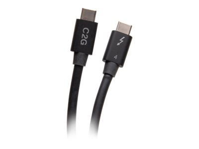 C2G Cavo Thunderbolt 4 di tipo USB-C�, 0,8 m (40 Gbps)