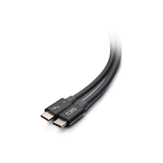 C2G Cavo Thunderbolt 4 di tipo USB-C�, 0,8 m (40 Gbps)
