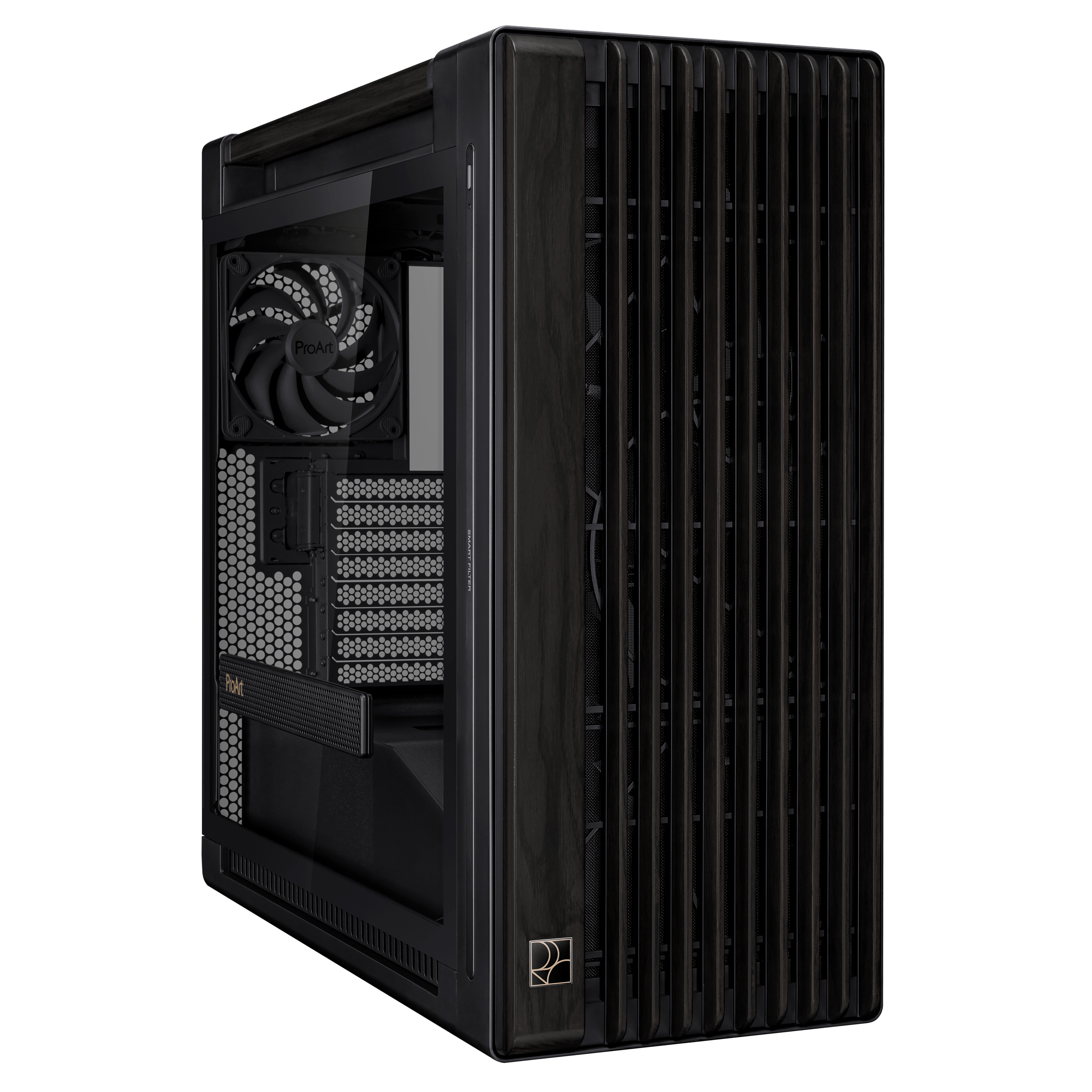 ASUS ProArt PA602 - Wood Edition - mid tower - E-ATX - Seitenteil mit Fenster (gehrtetes Glas)