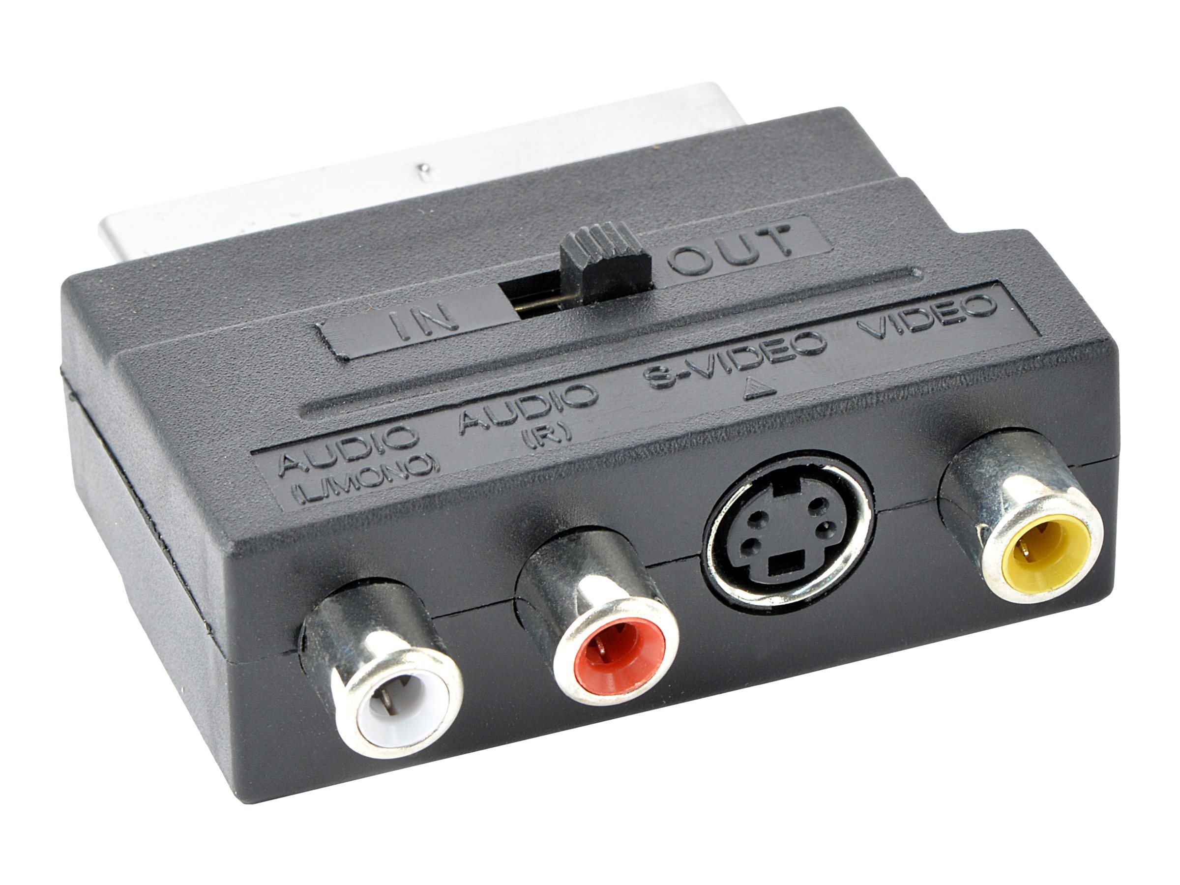 Gembird CCV-4415 - Video- / Audio-Adapter - SCART mnnlich zu 4-poliger mini-DIN
