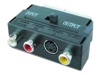 Gembird CCV-4415 - Video- / Audio-Adapter - SCART mnnlich zu 4-poliger mini-DIN