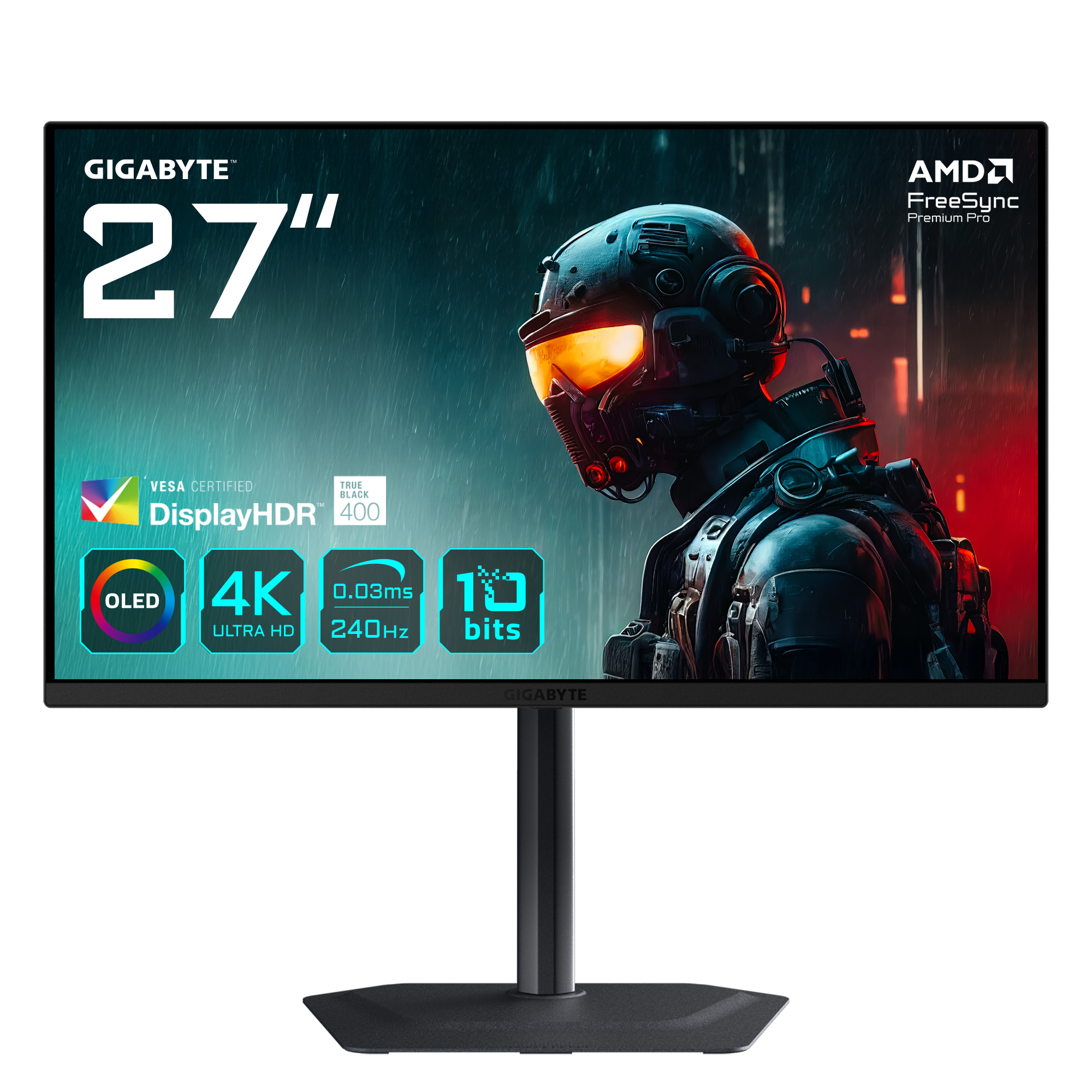 Gigabyte MO27U2 - OLED-Monitor - Gaming - 68.6 cm (27)