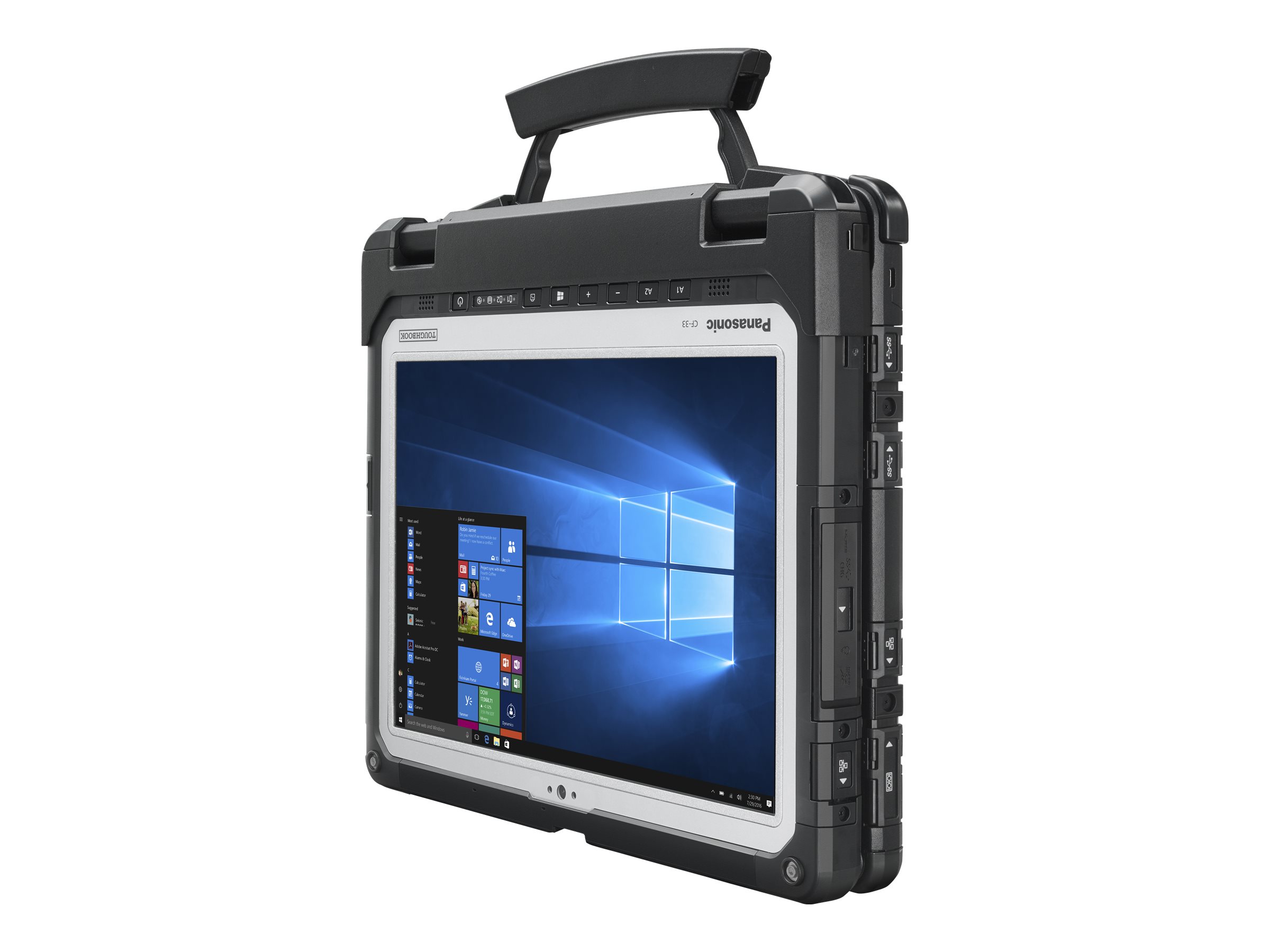 Panasonic Toughbook CF-33 - Robust - Tablet - Intel Core i5 10310U / 1.7 GHz - Win 11 Pro - UHD Graphics - 16 GB RAM - 512 GB SSD TCG Opal Encryption, NVMe - 30.5 cm (12)