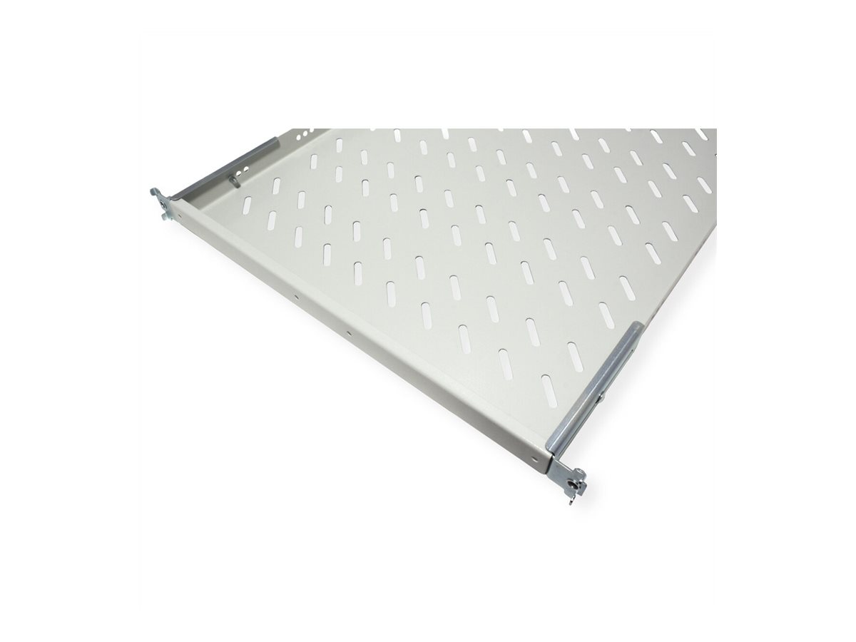 ROLINE Rack - Regal - 770 mm tief, Tragf�higkeit 50 kg - RAL 7035, Hellgrau - 1U - 48.3 cm (19)