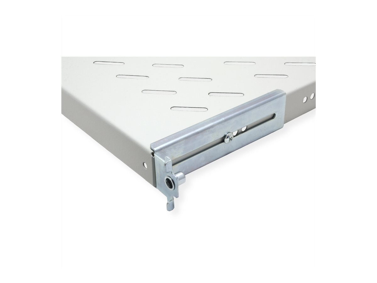 ROLINE Rack - Regal - 770 mm tief, Tragf�higkeit 50 kg - RAL 7035, Hellgrau - 1U - 48.3 cm (19)
