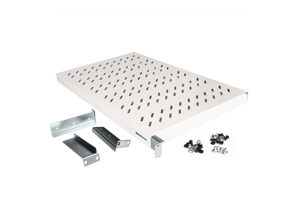 ROLINE Rack - Regal - 770 mm tief, Tragf�higkeit 50 kg - RAL 7035, Hellgrau - 1U - 48.3 cm (19)