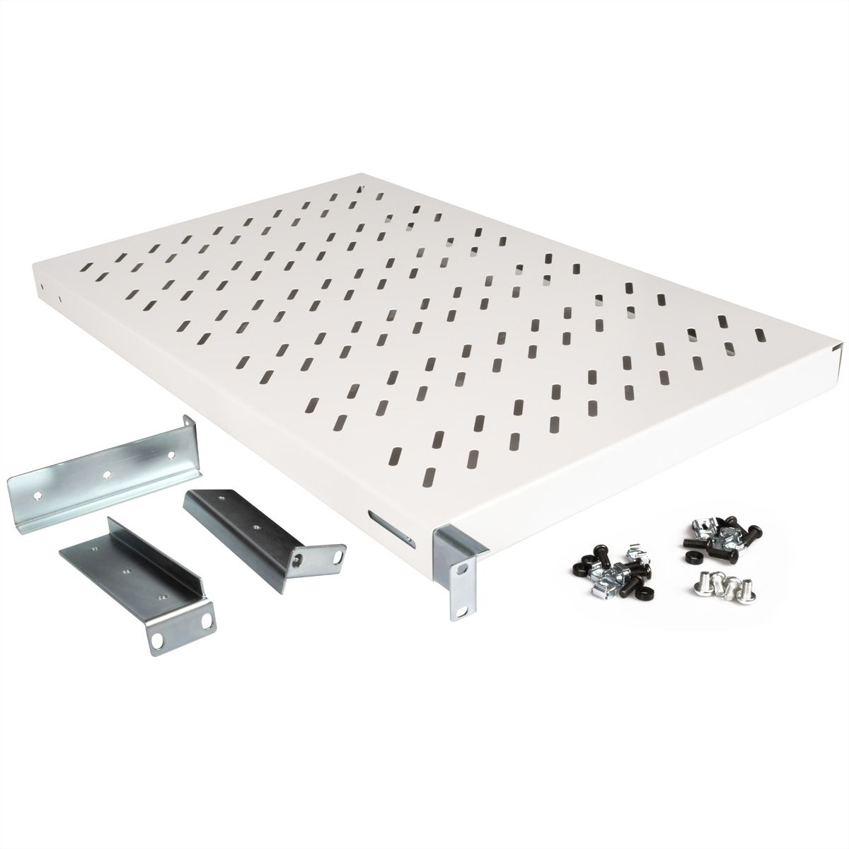 ROLINE Rack - Regal - 770 mm tief, Tragf�higkeit 50 kg - RAL 7035, Hellgrau - 1U - 48.3 cm (19)