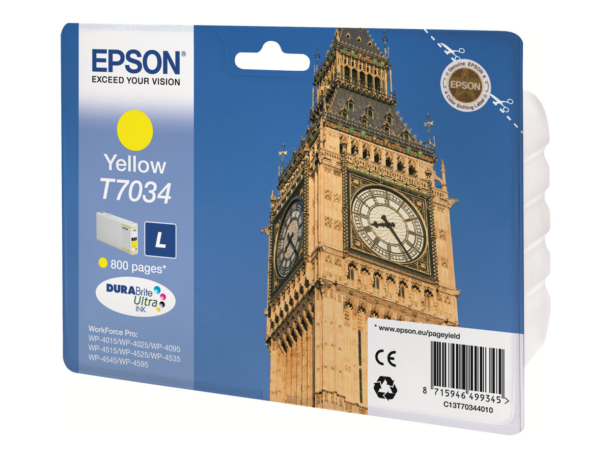Epson T7034 - 9.6 ml - L-Gre - Gelb - original