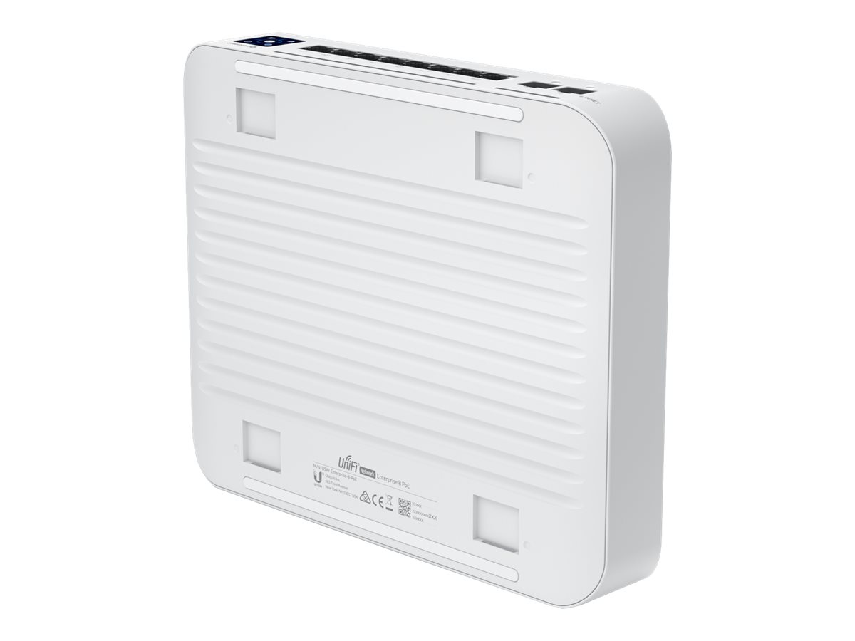 Ubiquiti Networks UniFi Enterprise 8 PoE Gestionado L3 2.5G Ethernet (100/1000/2500) Energa sobre Ethernet (PoE) Acero inoxidable