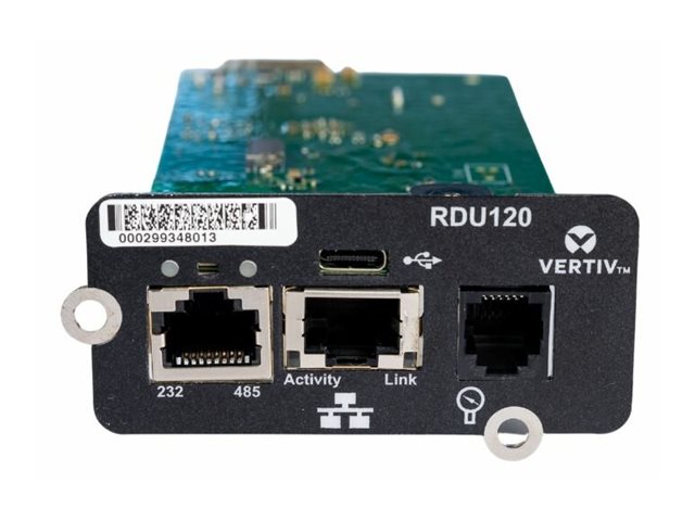 Vertiv Liebert IntelliSlot RDU120 Interno Ethernet 1000 Mbit/s