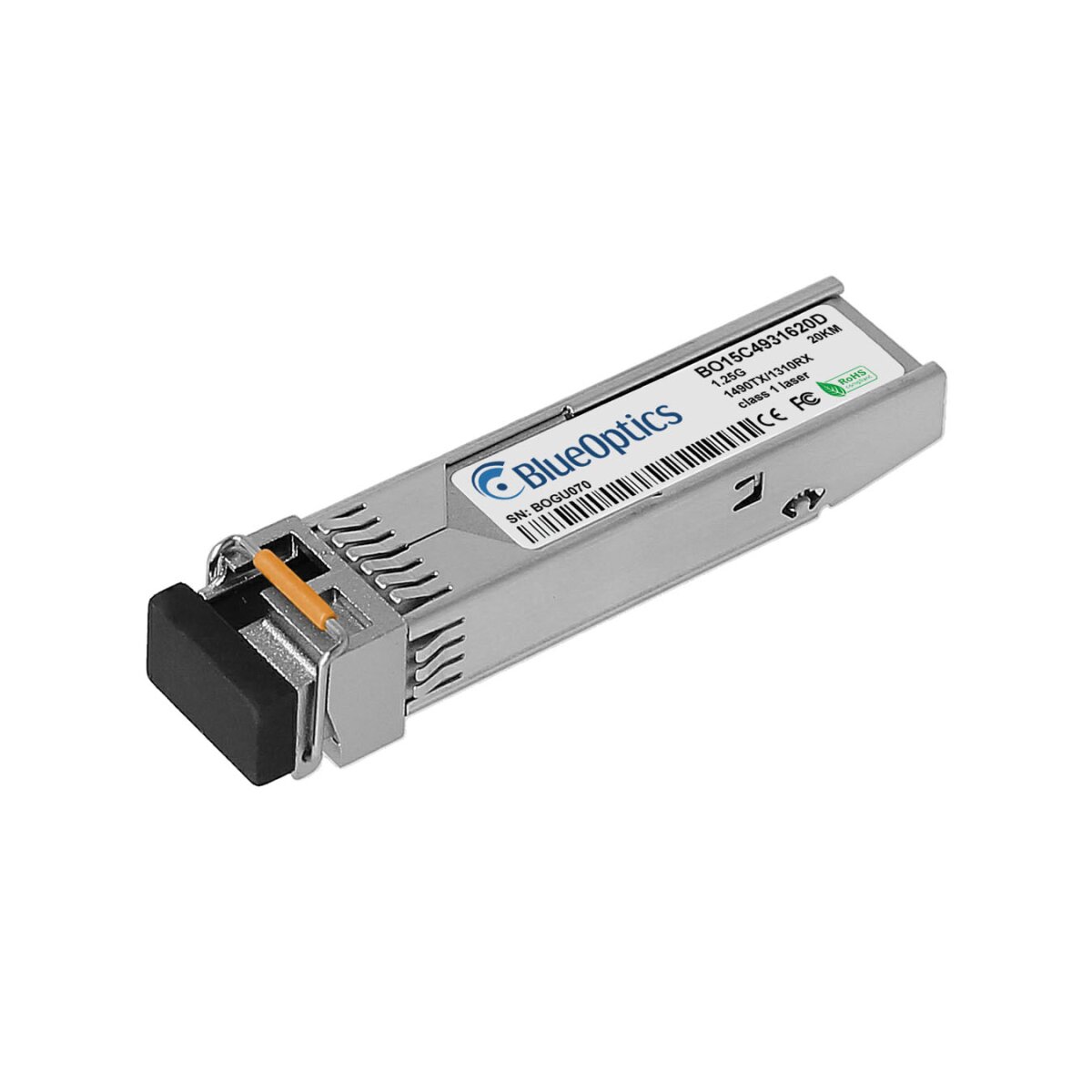 BlueOptics SFP-BXD43-20KM-QL-BO red modulo transceptor Fibra �ptica 1250 Mbit/s