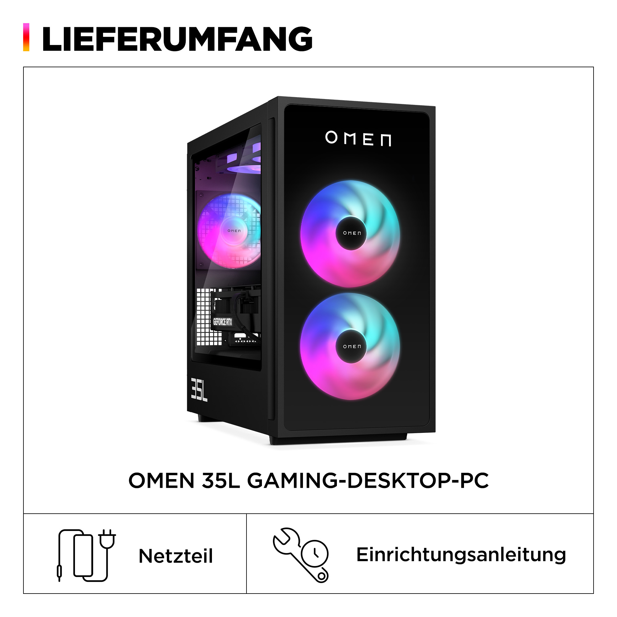 HP OMEN 35L by HP GT16-0067ng - microATX - Core Ultra 9 285K