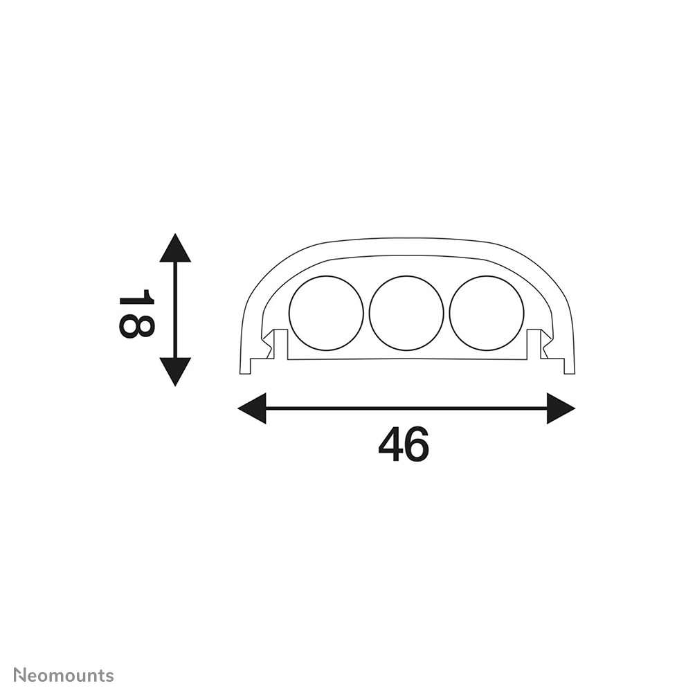 Neomounts cable cover